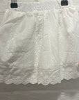 Hygge Selection - lace mini skirt - white