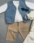 Hygge Selection - straight pants - cream BABY + kids