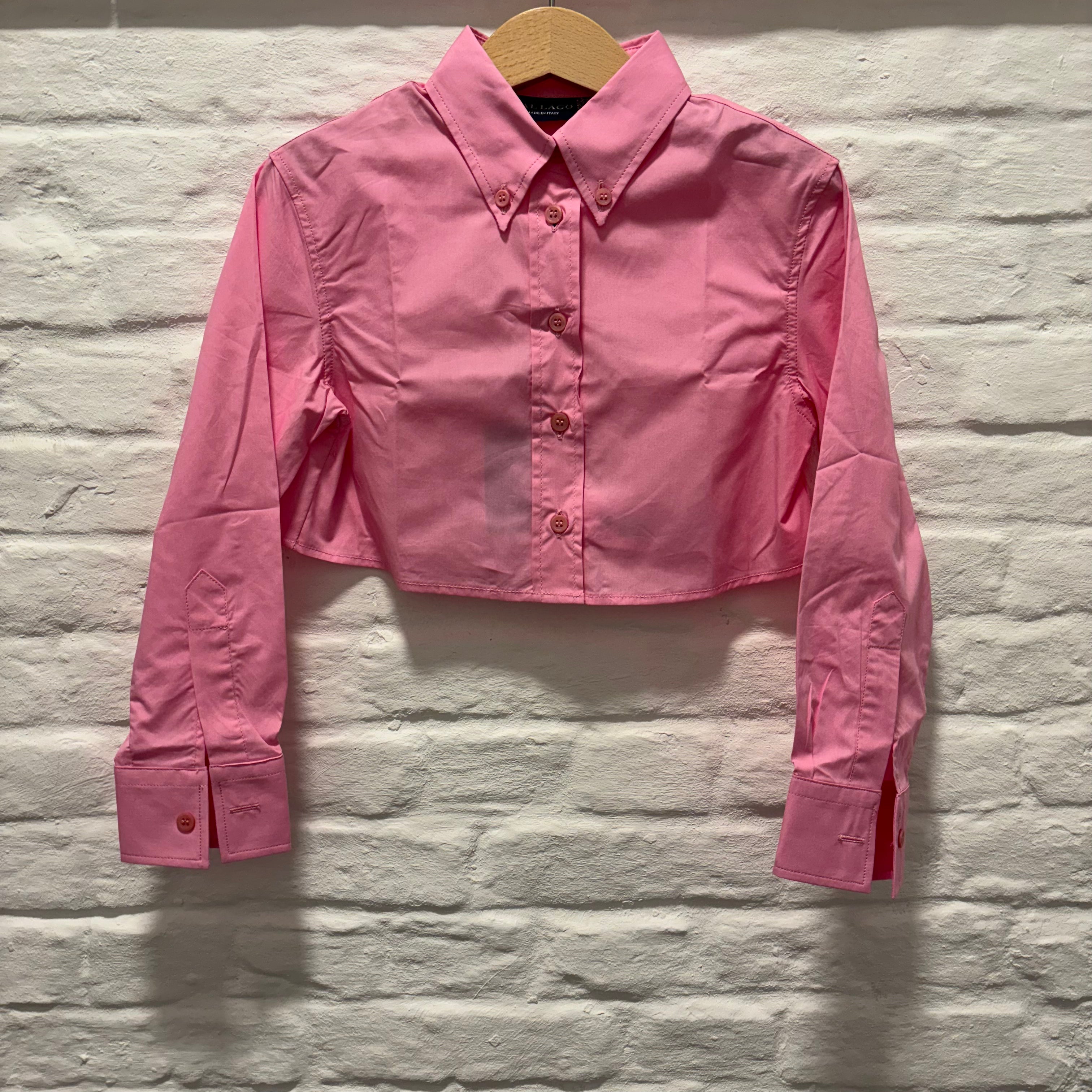 Dal Lago - kika crop shirt - pink