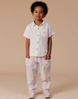 Goldie + Ace - kit resort stripe linen pocket pants