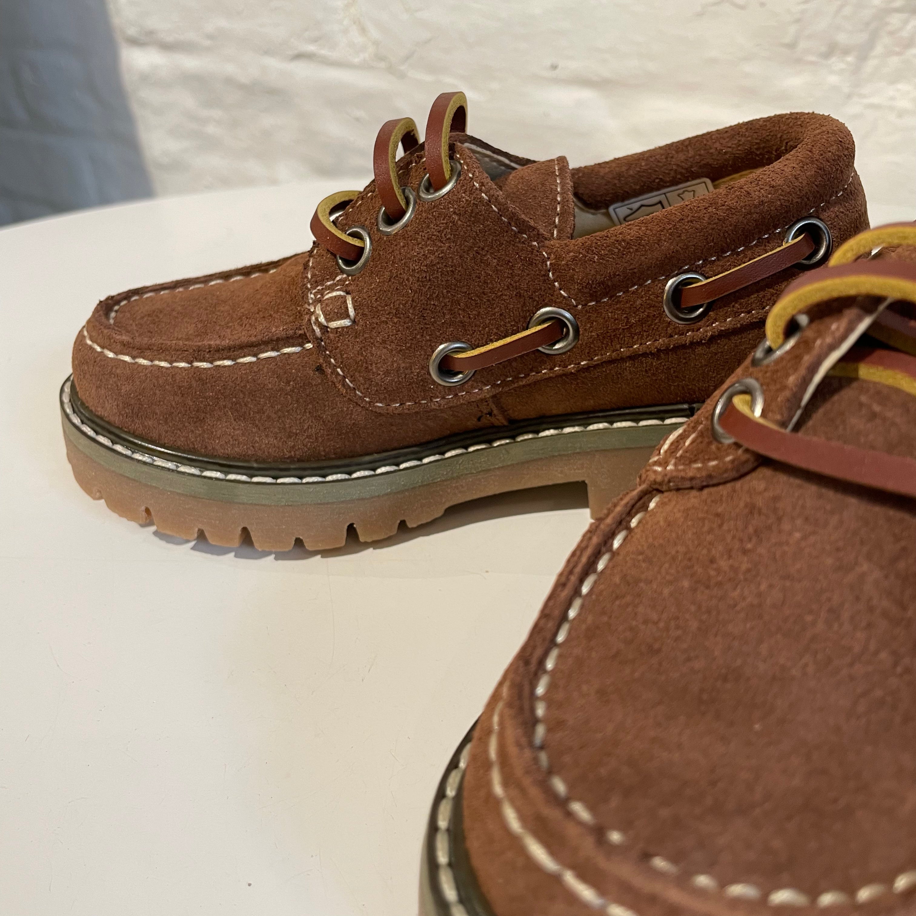 Boat shoes - suede brown