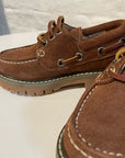 Boat shoes - suede brown