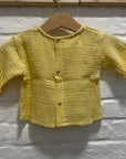 Pequeno tocon - muslin top - yellow