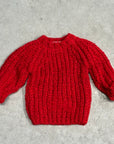 Pequeno Tocon - chunky wool knit sweater - pepper