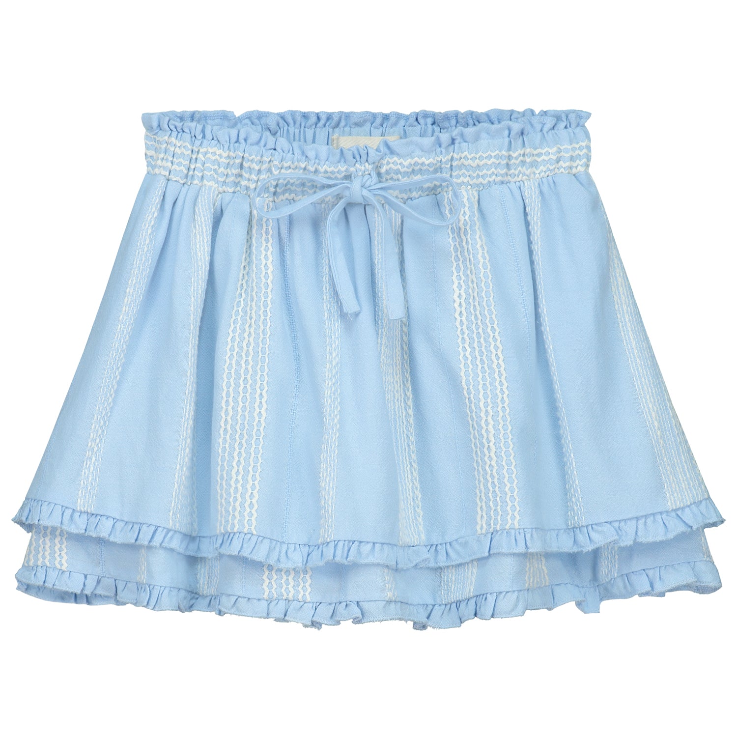 Charlie Petite - iris skirt - blue stripe
