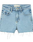 Charlie Petite - ilana denim shorts - light blue