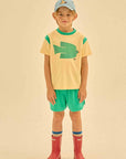 Jelly Mallow - green bird t-shirt