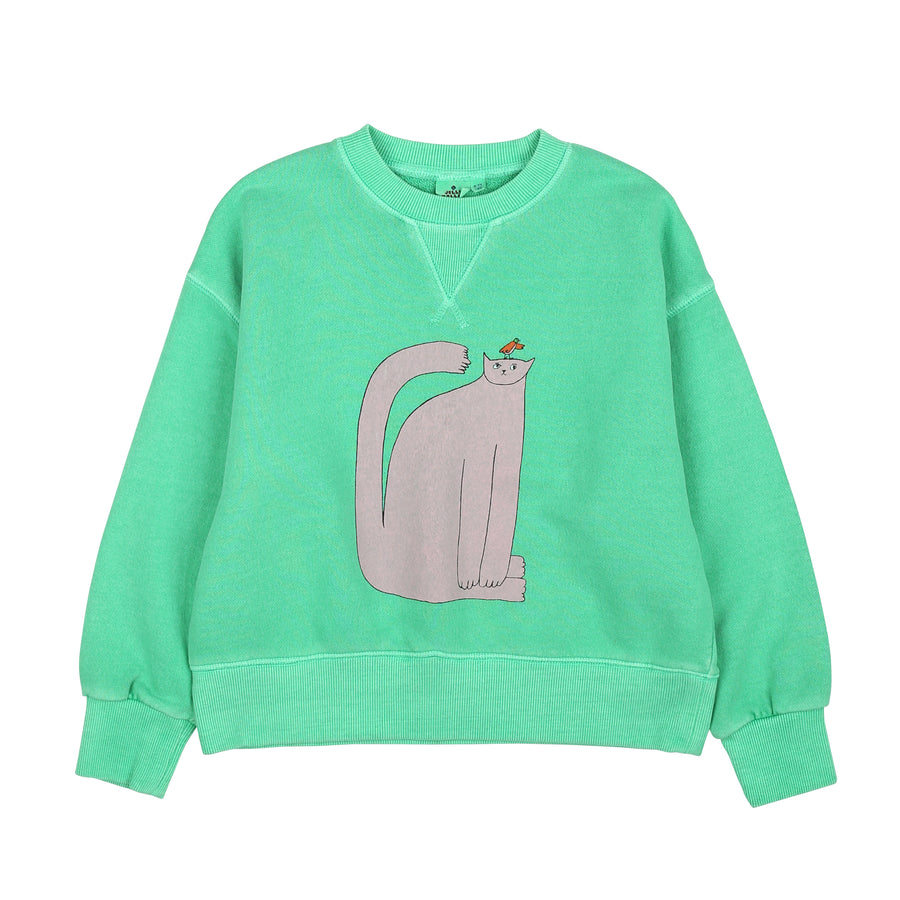 Jelly Mallow - cat pingment sweatshirt