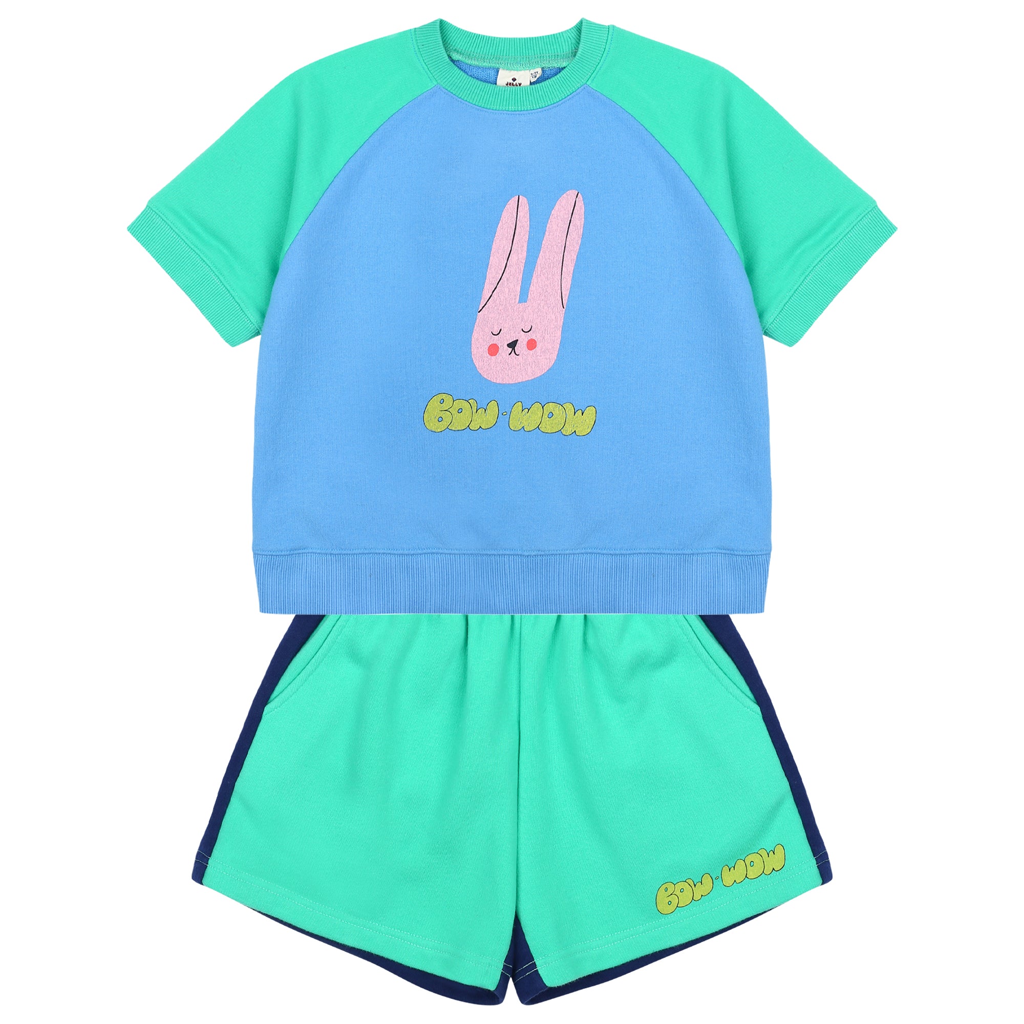 Jelly Mallow - rabbit sweatshirt &amp; short set