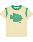 Jelly Mallow - green bird t-shirt