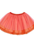 Jelly Mallow - pink tiered skirt