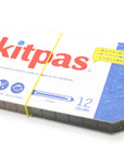 Kitpas - medium raamkrijt met houder - 12 pcs
