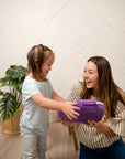 Gobe - lunchbox with snack spinner - grape purple