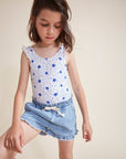 Buho - kids - denim shorts - denim