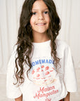 Maison Mangostan - homemade cake t-shirt - off white