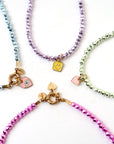 Loveissue - charm - gold heart smiley