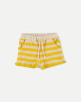 My little cozmo - mayles269 - terry stripes shorts - yellow