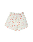 Mipounet - adeline muslin shorts - cream/coral