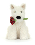 Jellycat - Munro scottie dog love you