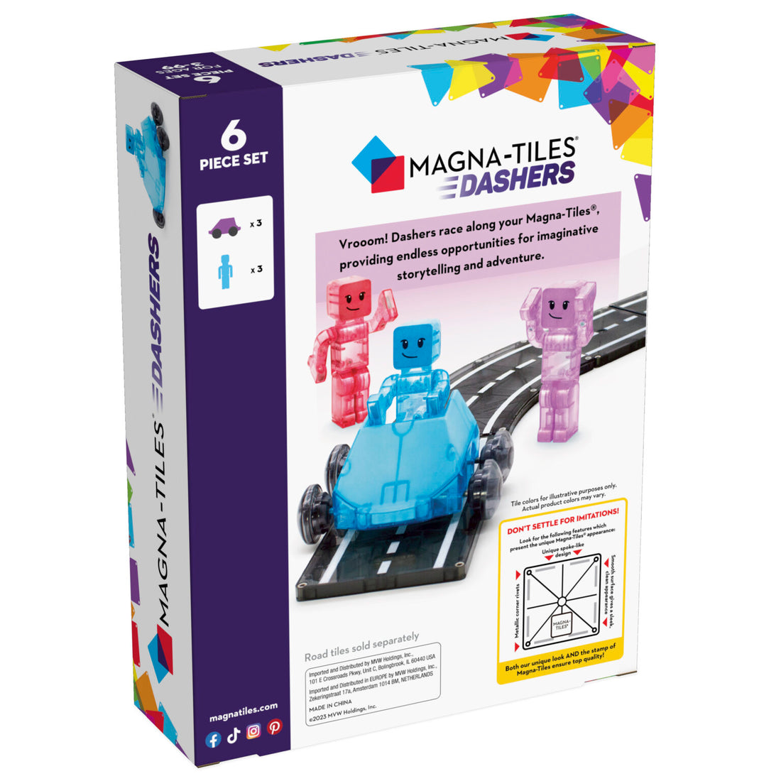 Magna Tiles - dashers - 6 stuks