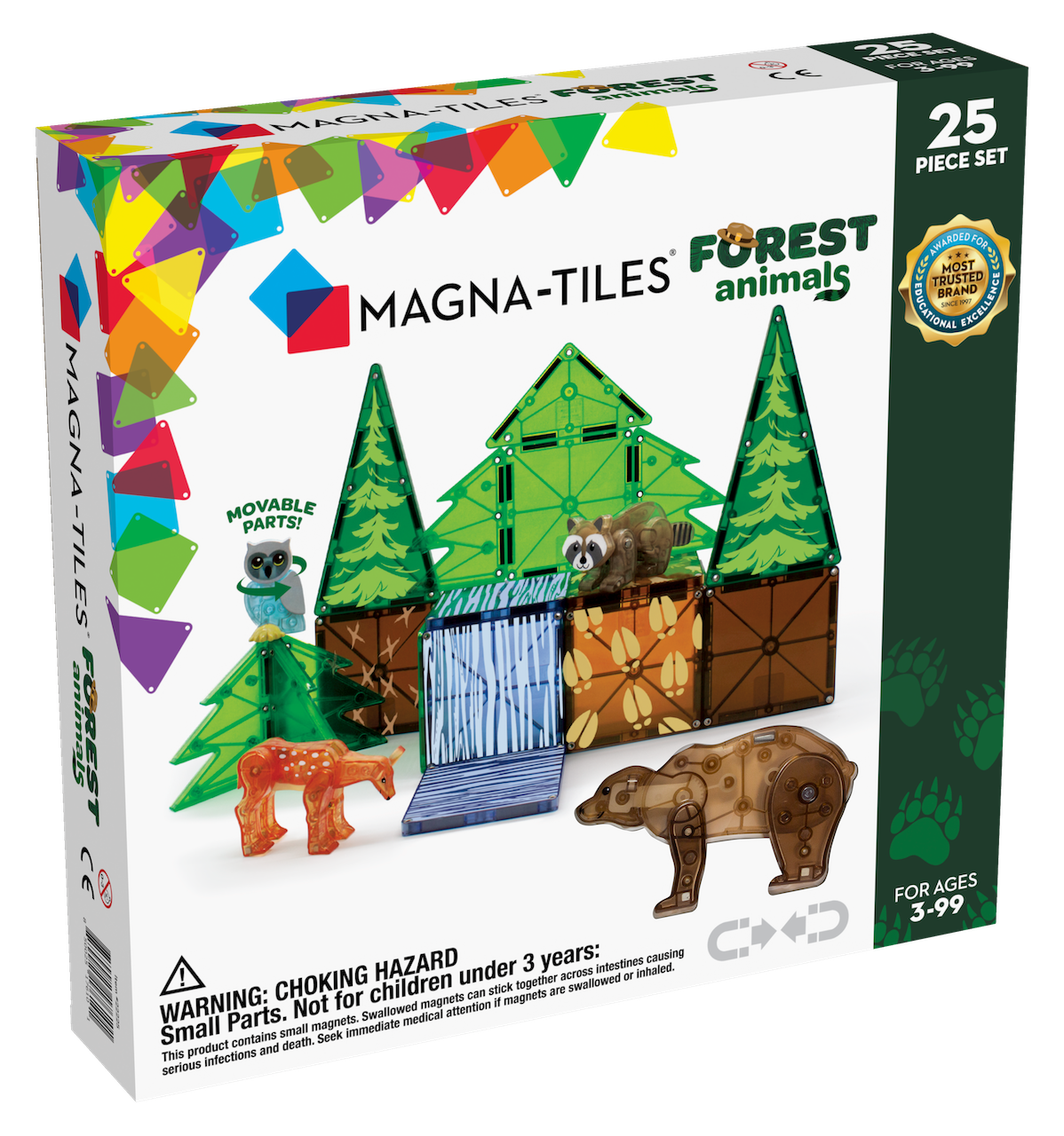 Magna Tiles - forest animals - 25 stuks