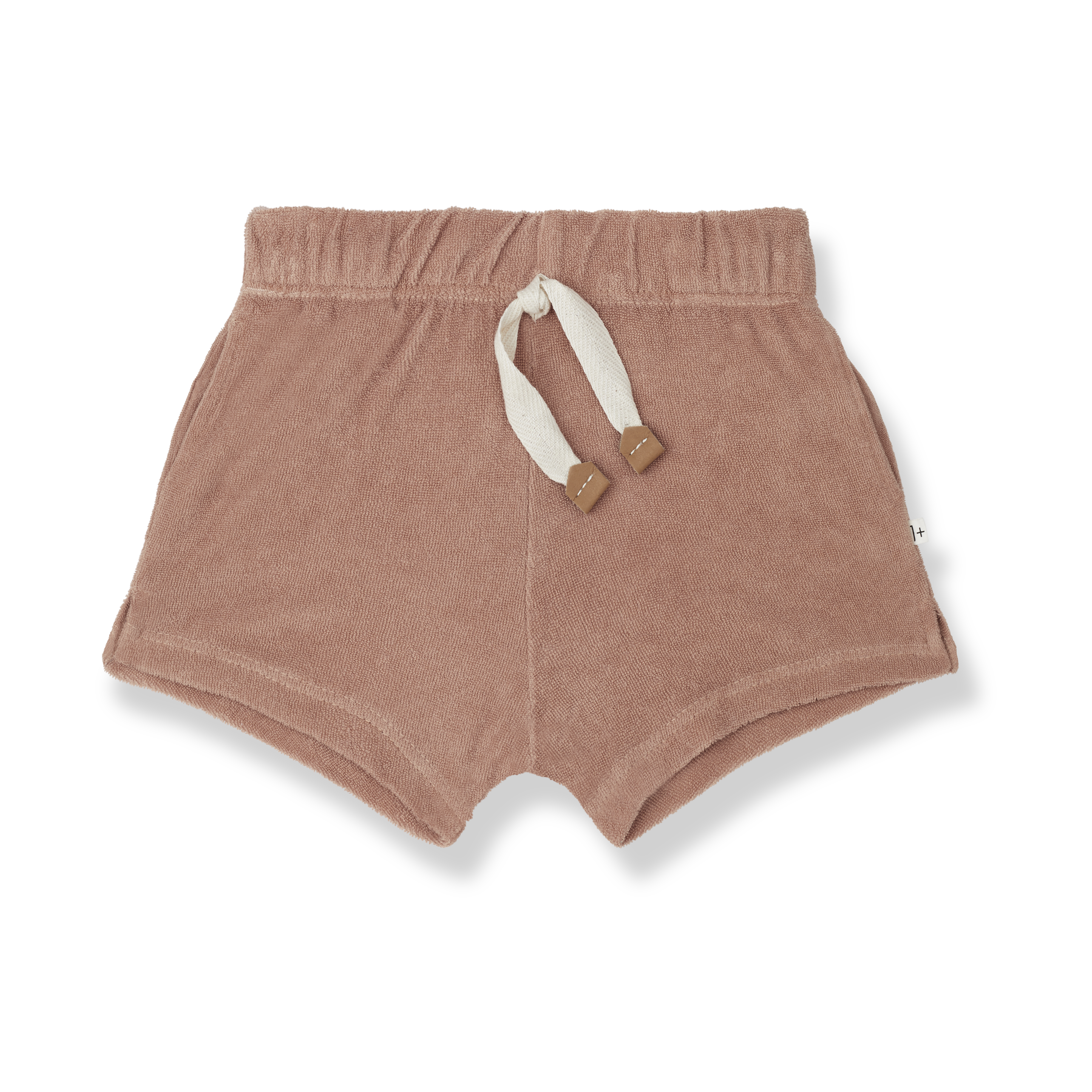 1+ in the family - nolita - terry shorts - apricot