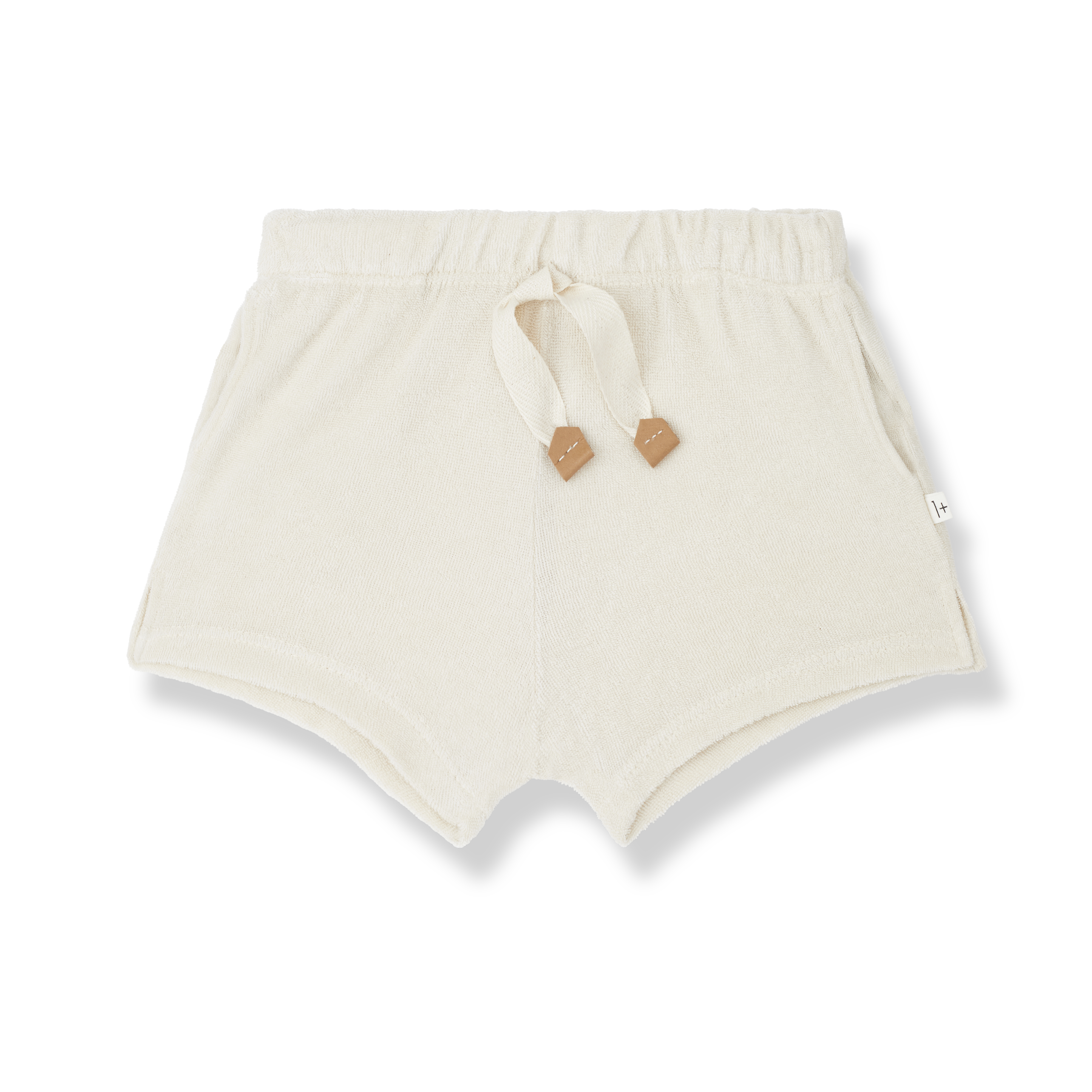 1+ in the family - nolita - terry shorts - ivory