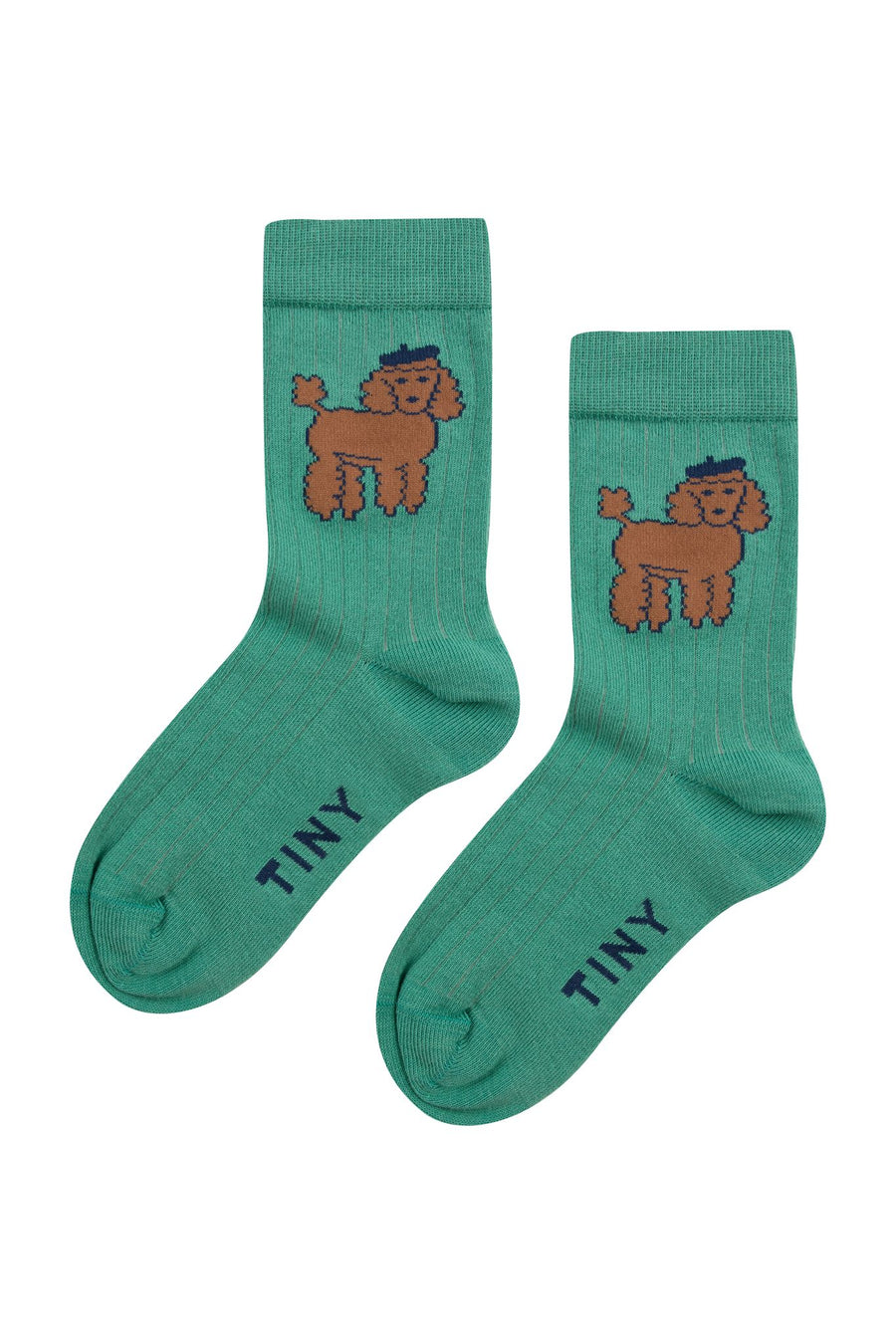 Tiny Cottons - poodle socks - emerald