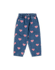 Konges Slojd - magot frill pants - bon coeur pink