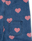 Konges Slojd - magot overalls - bon coeur pink