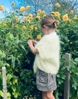 Ariane Knitwear - handmade wool cardigan - yellow