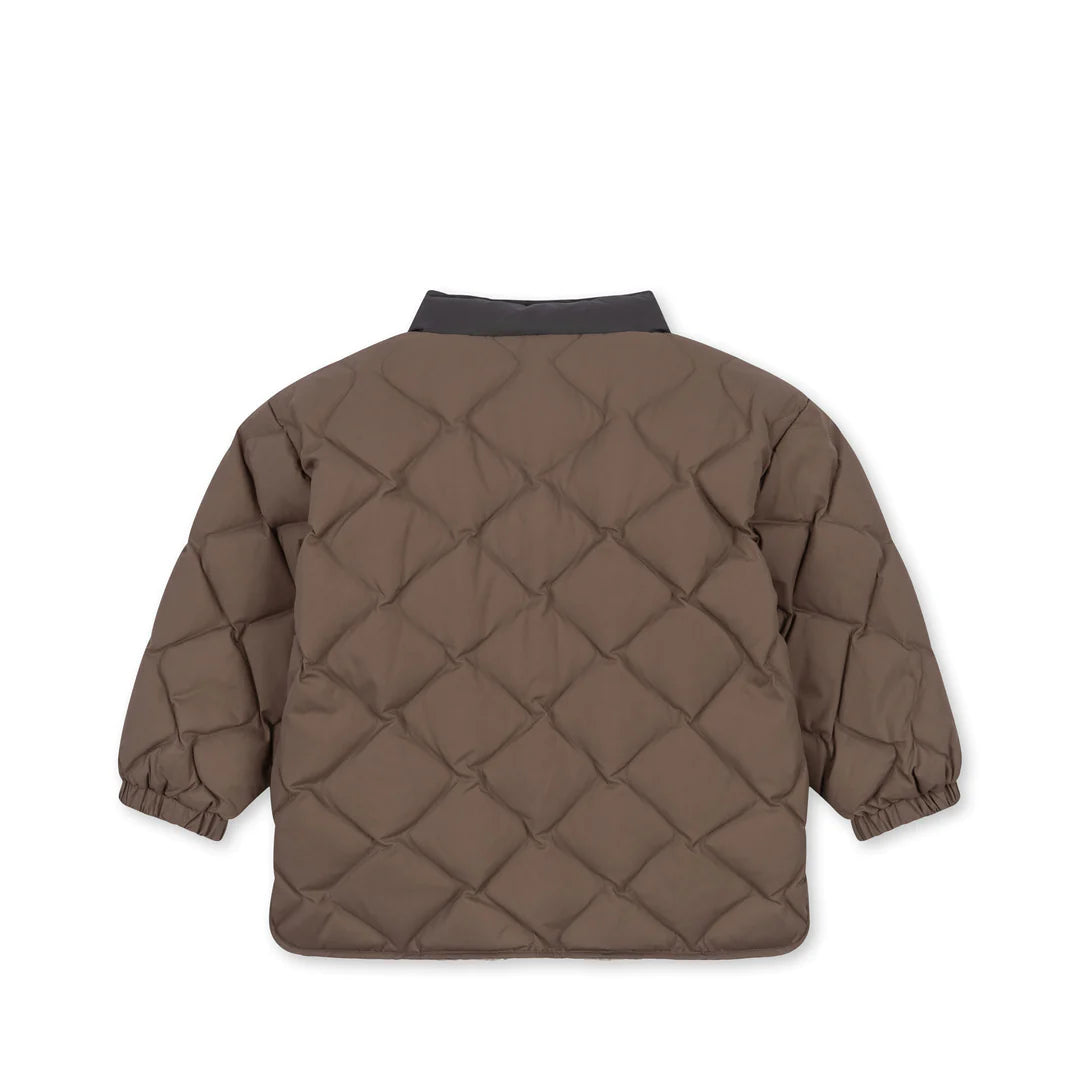 Konges Slojd - pace quilted jacket - walnut
