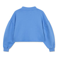 Repose Ams - Crop heart sweatshirt - ultramarine