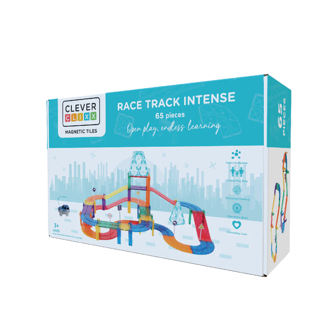 CleverClixx - race track - intense - 65 pcs