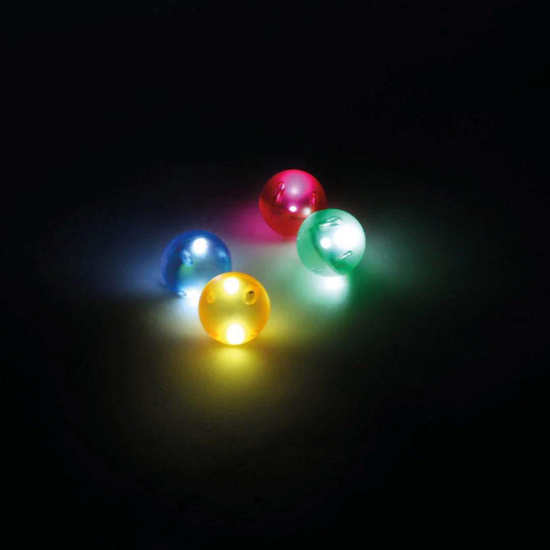CleverClixx - balls run dazzling lights pack - 4 pcs