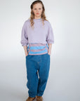 Repose Ams - crop sweatshirt - lavender fog