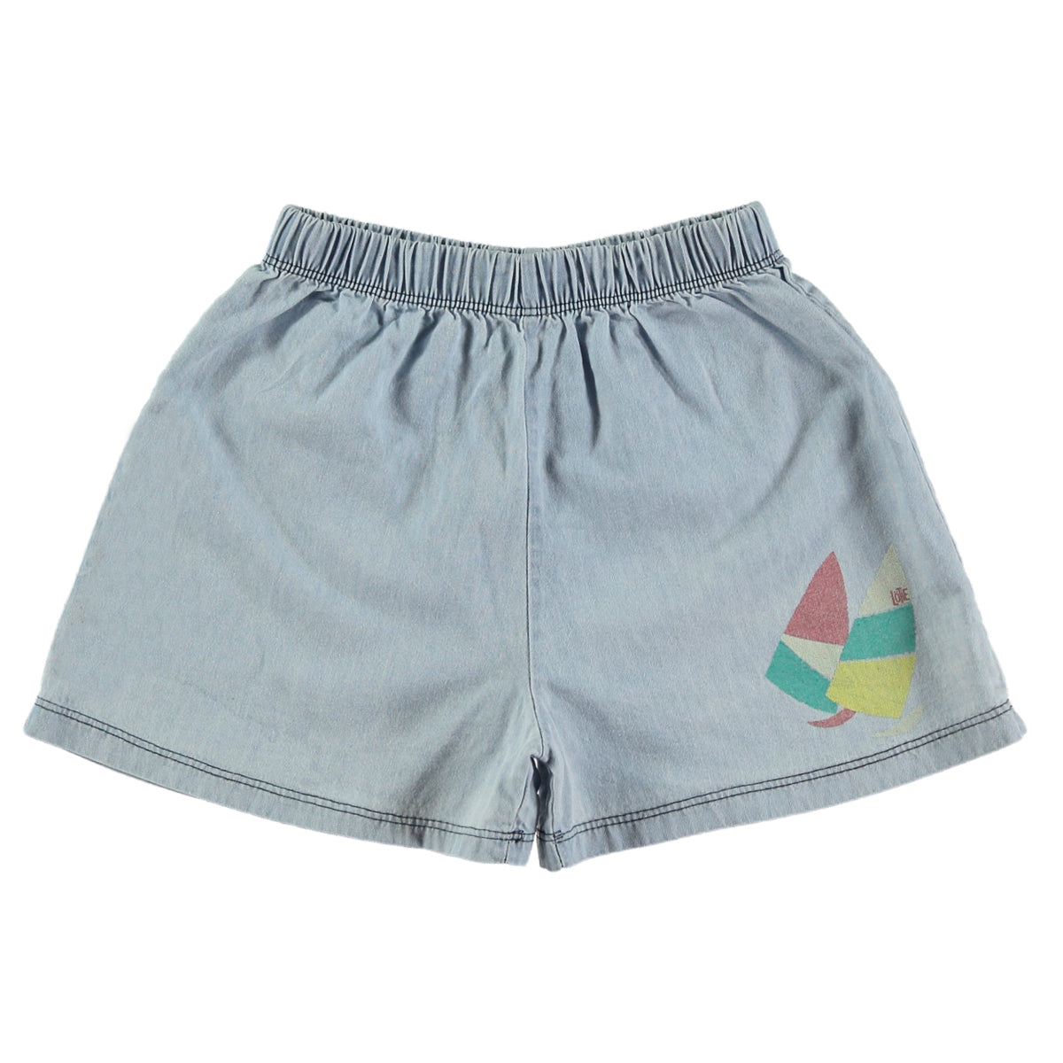 Lotie Kids - denim shorts - windsurf - bleach