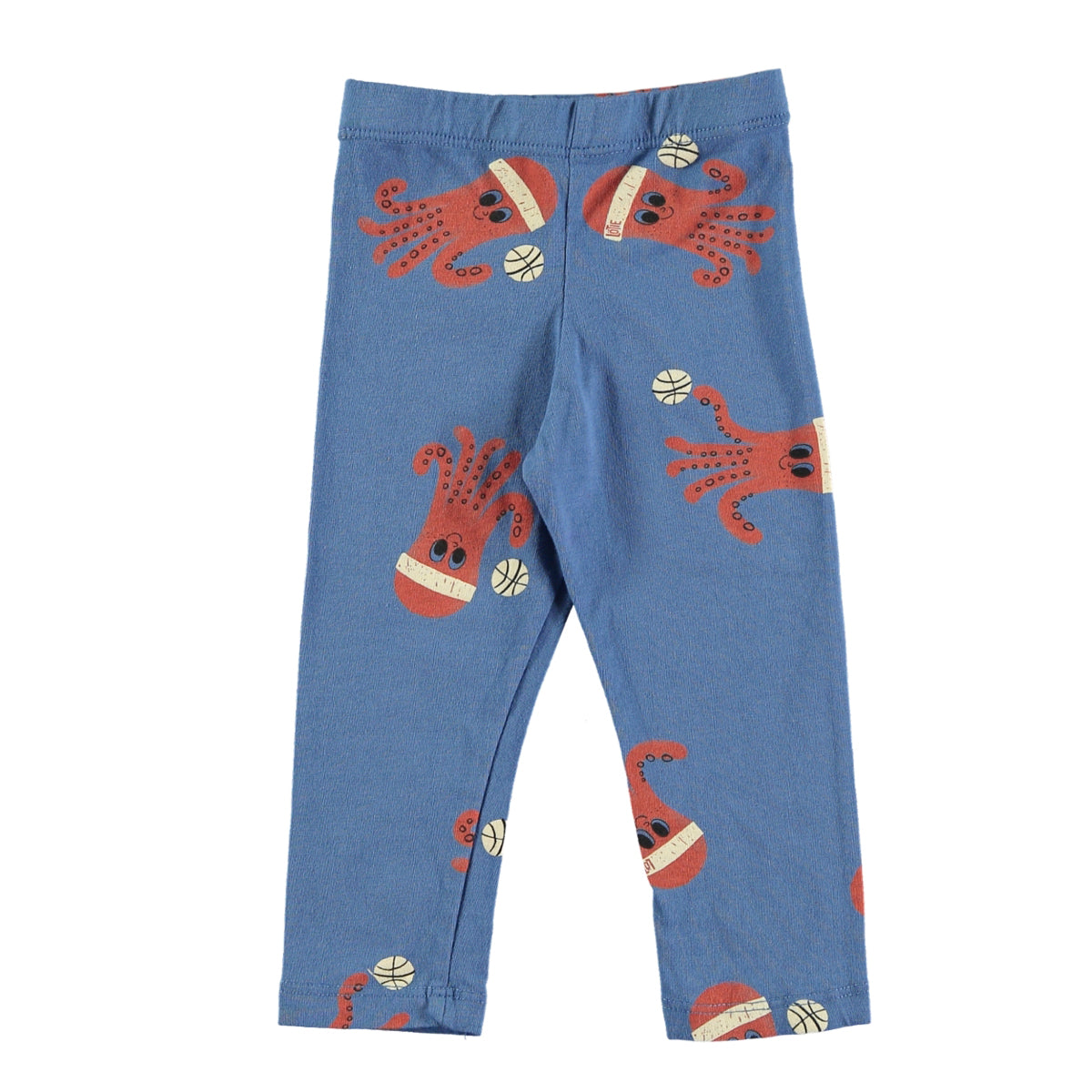 Lotie Kids - baby leggings - octopuses - blue