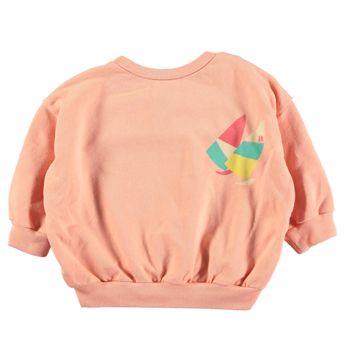 Lotie Kids - baby sweatshirt - windsurf - salmon rose
