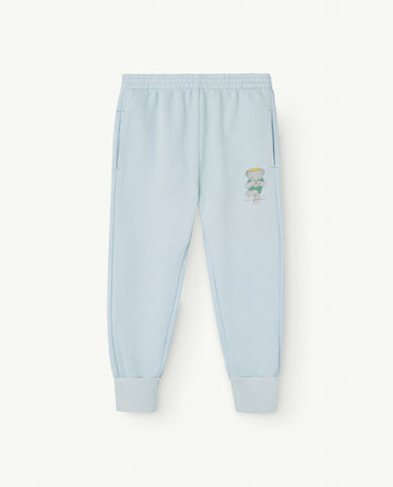 The animals observatory x babar - panther kids pants - blue