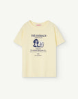 The Animals Observatory - rooster - kids t-shirt - soft yellow