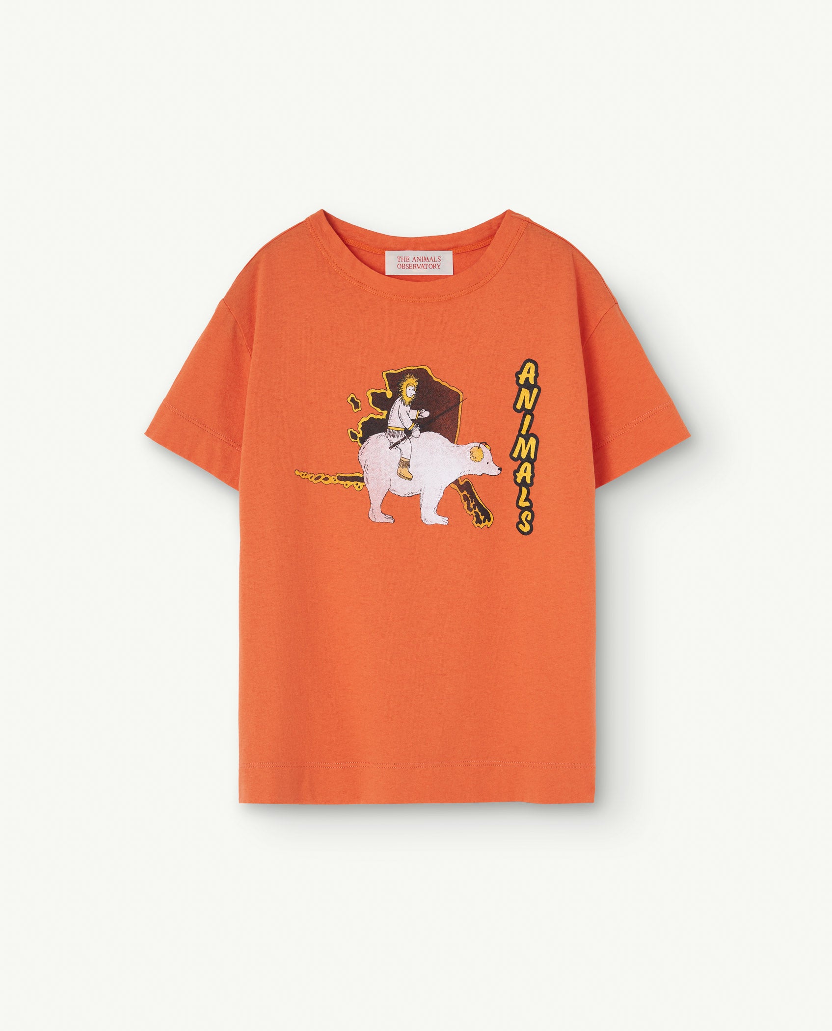 The Animals Observatory - rooster - kids t-shirt - orange