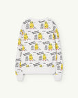 The animals observatory - Bear kids sweater - white