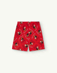 The animals observatory - mole kids shorts - red