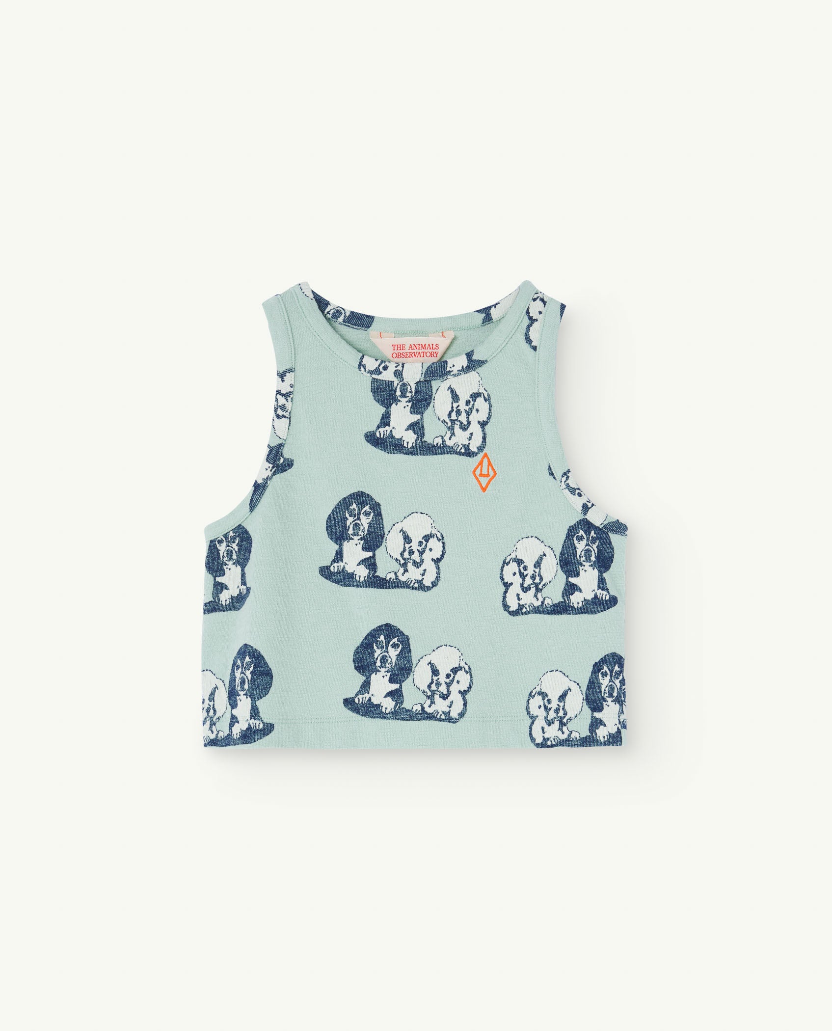 The animals observatory - hyena kids top - turquoise