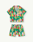 The animals observatory - magpie baby set - green