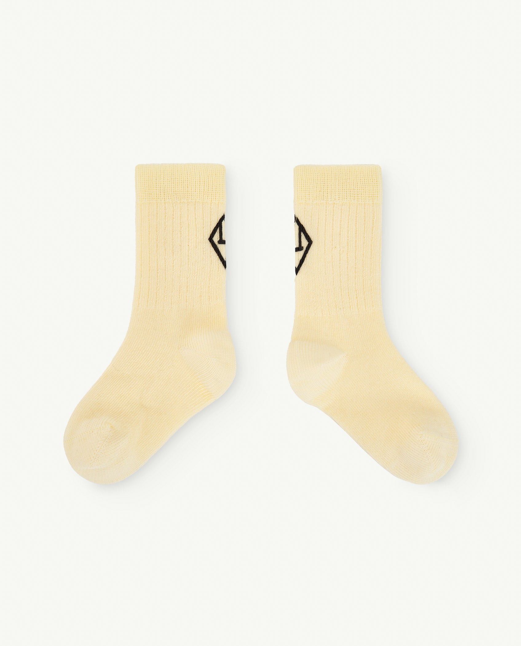 The animals Observatory - worm baby socks - soft yellow