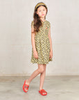 The animals observatory - marten kids dress - yellow