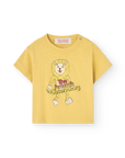 The animals observatory - Pangolin baby t-shirt - yellow