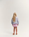 Main Story - fleece track short - pink lavender